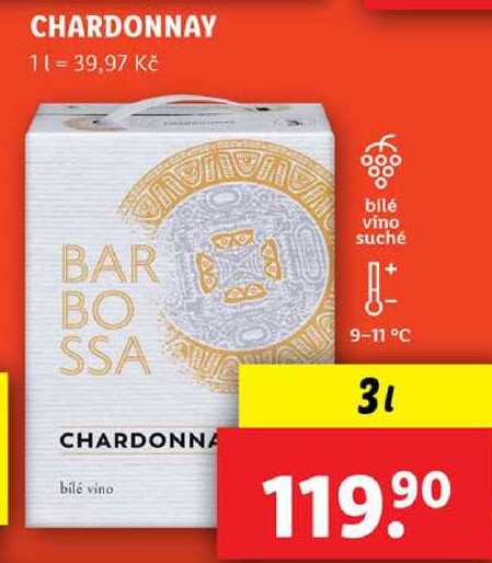 CHARDONNAY, 3 l