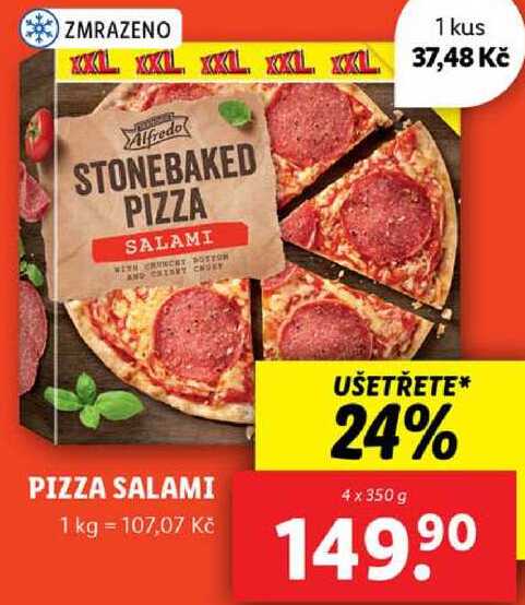 PIZZA SALAMI, 4x 350 g