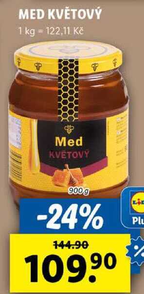 MED KVĚTOVÝ, 900 g