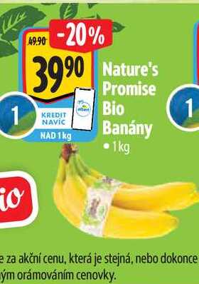   Nature's   Promise Bio Banány 1 kg