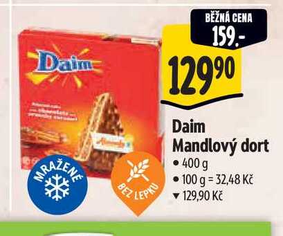  Daim Mandlový dort  400 g 