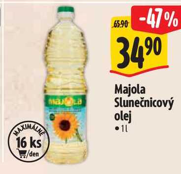   Majola Slunečnicový olej 1 l