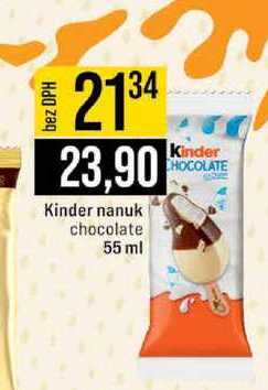 Kinder nanuk chocolate 55 ml 
