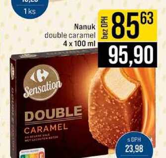 Nanuk double caramel 4 x 100 ml