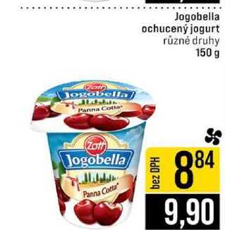 Jogobella ochucený jogurt různé druhy 150 g 