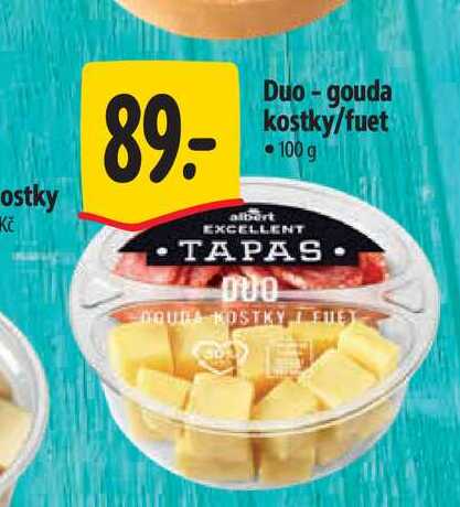   Duo-gouda kostky/fuet 100 g 