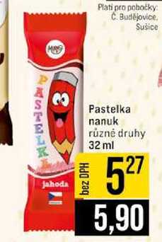 Pastelka nanuk různé druhy 32 ml 