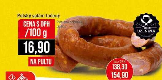 Polský salám točený 100 g 