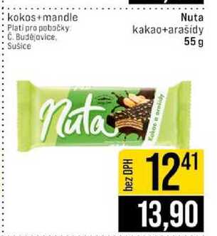 Nuta kakao+arašidy 55g