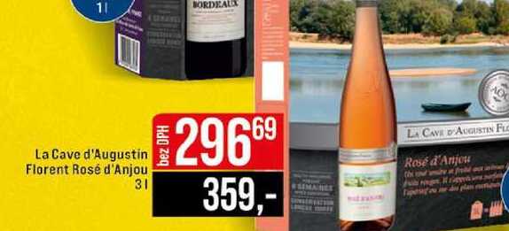 La Cave d'Augustin Florent Rosé d'Anjou 3l