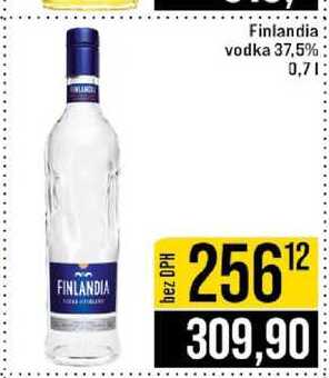 Finlandia vodka 37,5% 0,7l