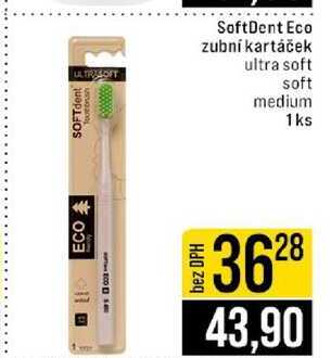 SoftDent Eco zubní kartáček ultra soft soft medium 1ks 