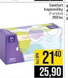 Comfort p kapesníčky 2-vrstvé 200 ks