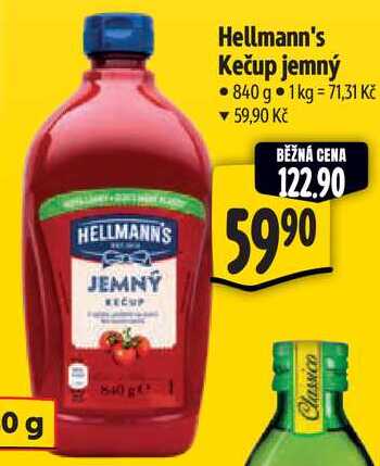 Hellmann's Kečup jemný, 840 g 