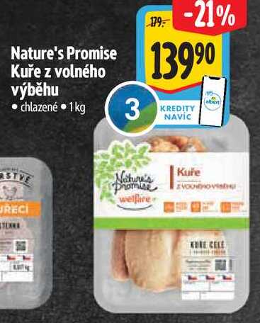 Nature's Promise Kuře z volného výběhu, 1 kg
