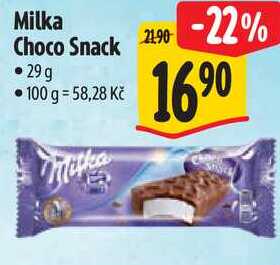 Milka Choco Snack, 29 g