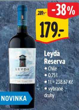 Leyda Reserva, 0,75 l