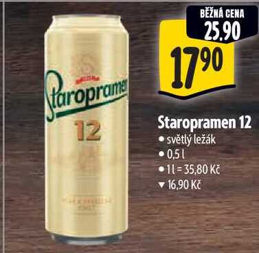 Staropramen 12, 0,5 l