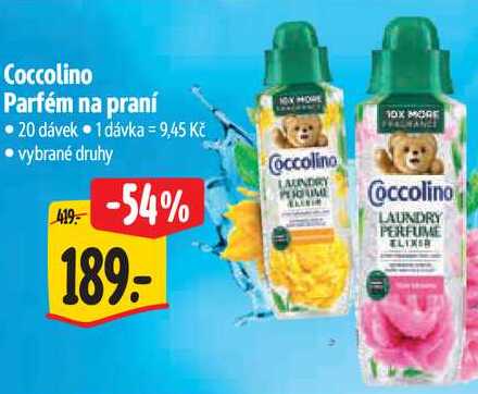 Coccolino Parfém na praní, 20 dávek 