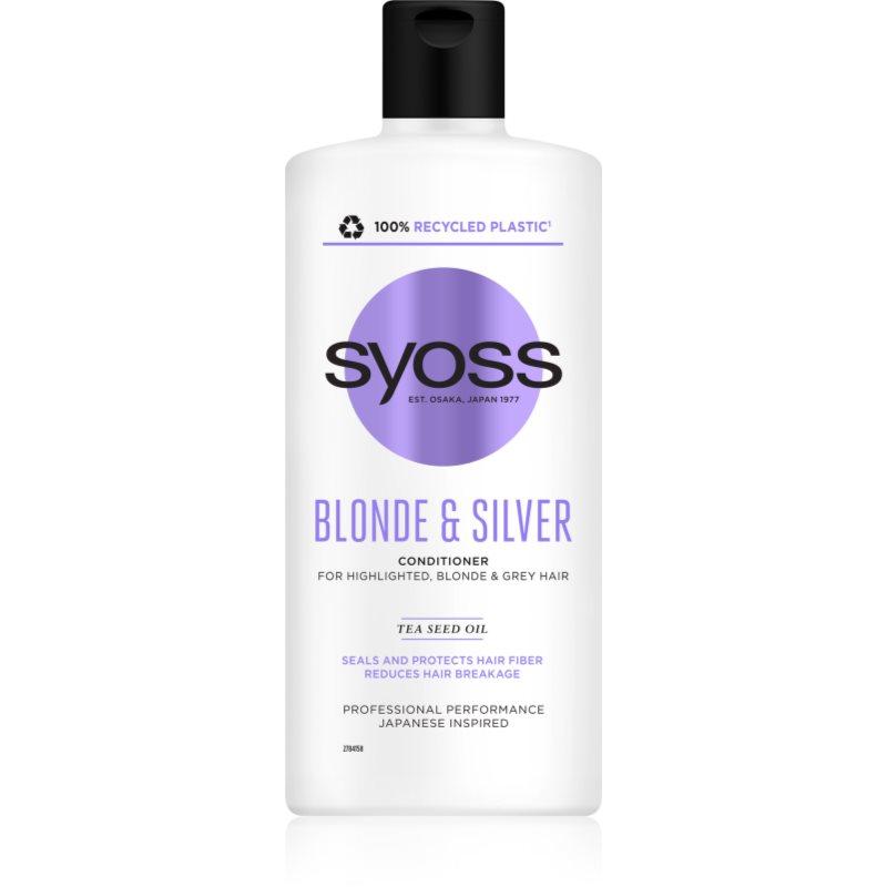 Syoss Intense Blonde kondicionér pro blond a šedivé vlasy 440 ml
