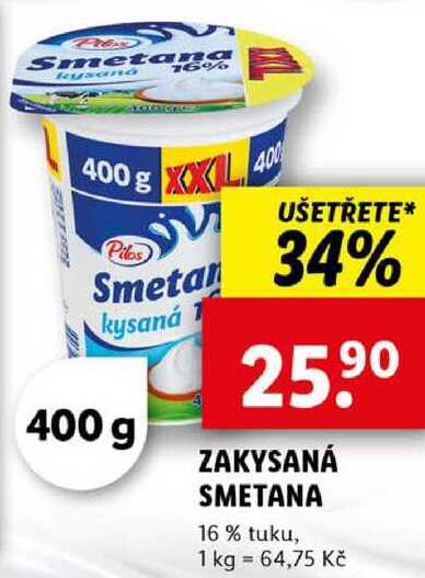 ZAKYSANÁ SMETANA, 400 g