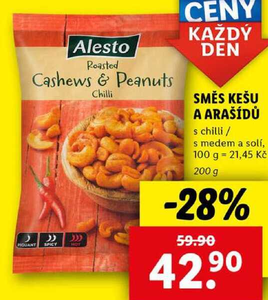 SMĚS KEŠU A ARAŠÍDŮ, 200 g