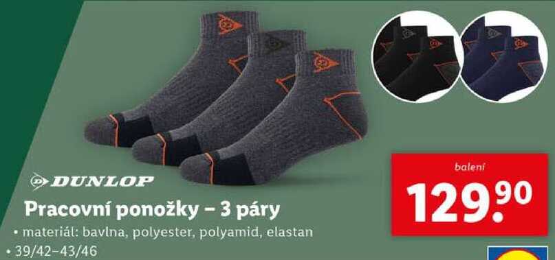Pracovní ponožky - 3 páry