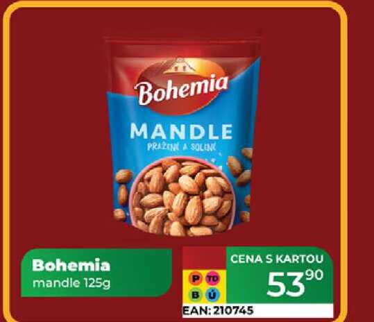 Bohemia mandle 125g  