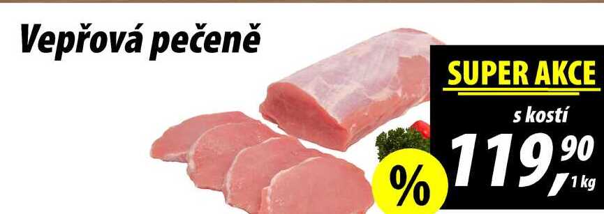  Vepřová pečeně s kostí, 1 kg