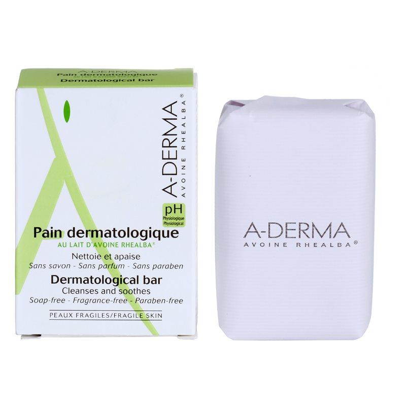 A-Derma Essentials Dermatological Bar dermatologická mycí kostka pro citlivou a podrážděnou pokožku 100 g