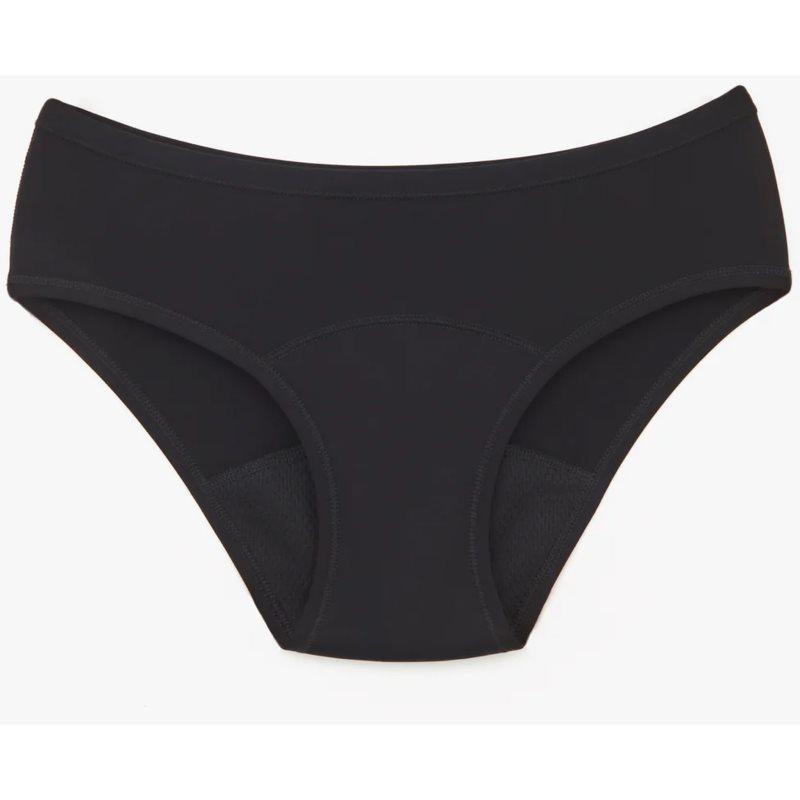 Snuggs Period Underwear Classic: Heavy Flow Black látkové menstruační kalhotky pro silnou menstruaci velikost XS 1 ks