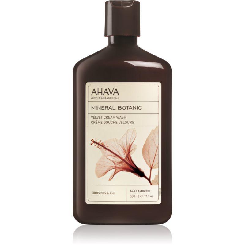 Ahava Mineral Botanic Hibiscus & Fig sametový sprchový krém ibišek a fík 500 ml