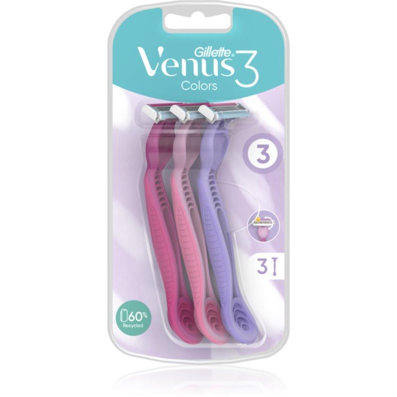 Gillette Venus 3 Plus jednorázové strojky 3 ks