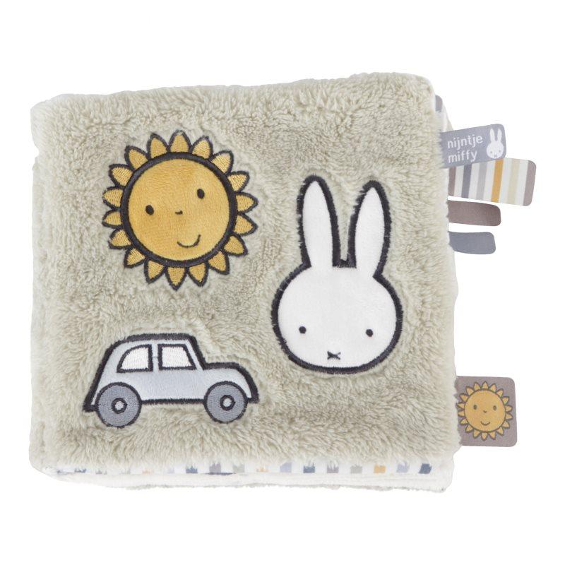 Little Dutch Activity Book Miffy Fluffy Green kontrastní edukativní knížka 1 ks