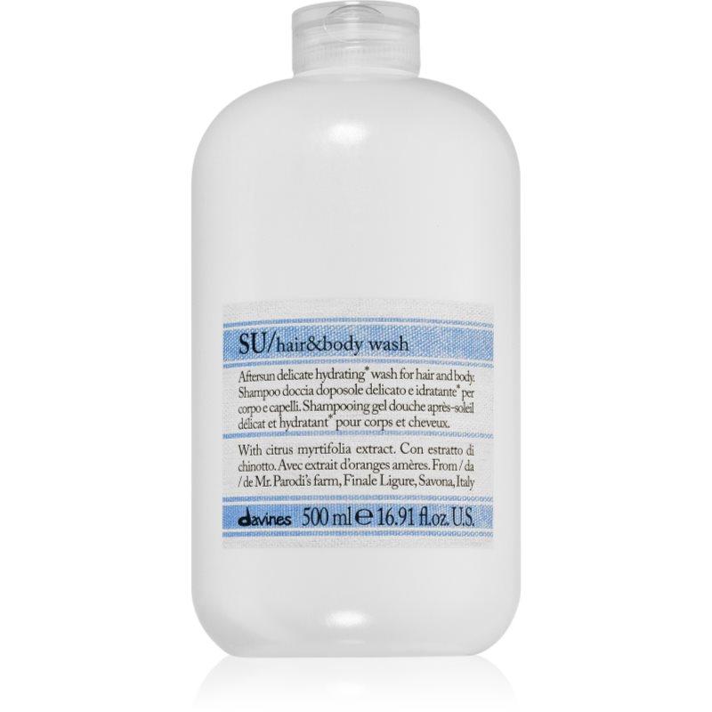 Davines SU Hair&Body Wash sprchový gel a šampon 2 v 1 500 ml