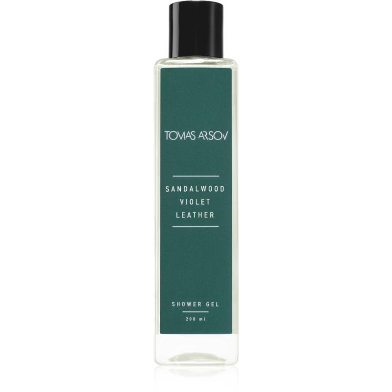 Tomas Arsov SANDALWOOD VIOLET LEATHER Shower gel parfémovaný sprchový gel s hydratačním účinkem 200 ml