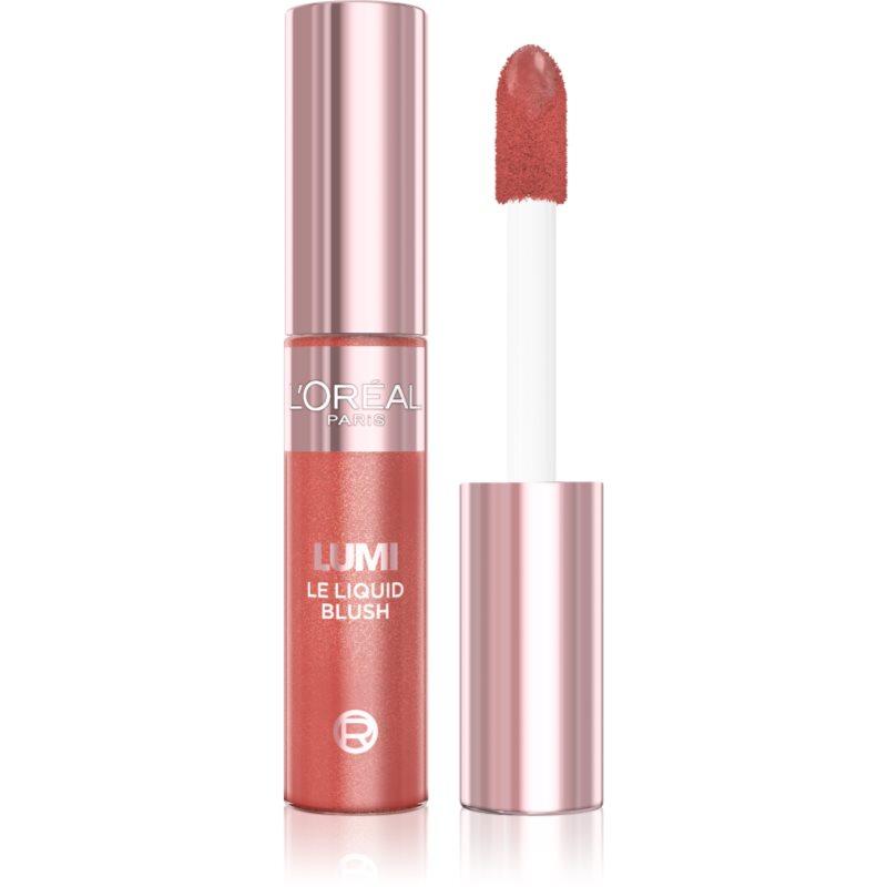 L’Oréal Paris Lumi Le Liquid Blush tekutá tvářenka odstín 630 True Rose 11 ml