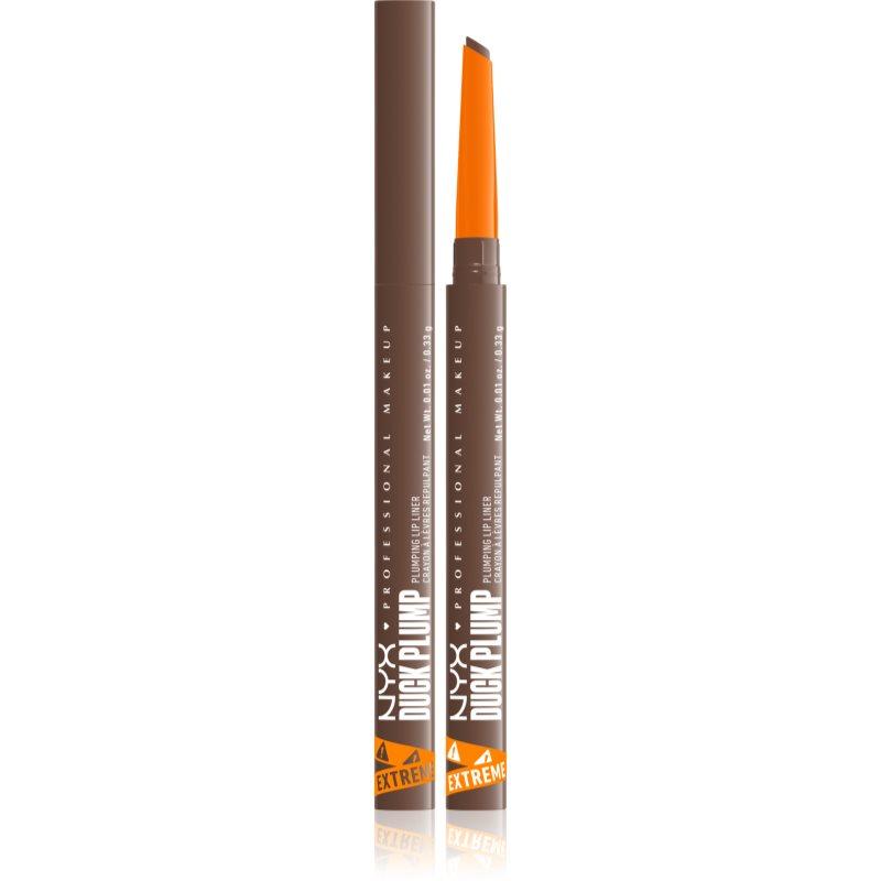 NYX Professional Makeup Duck Plump Liner tužka na rty se zvětšujícím efektem odstín Touch Up Taupe 0.33 g