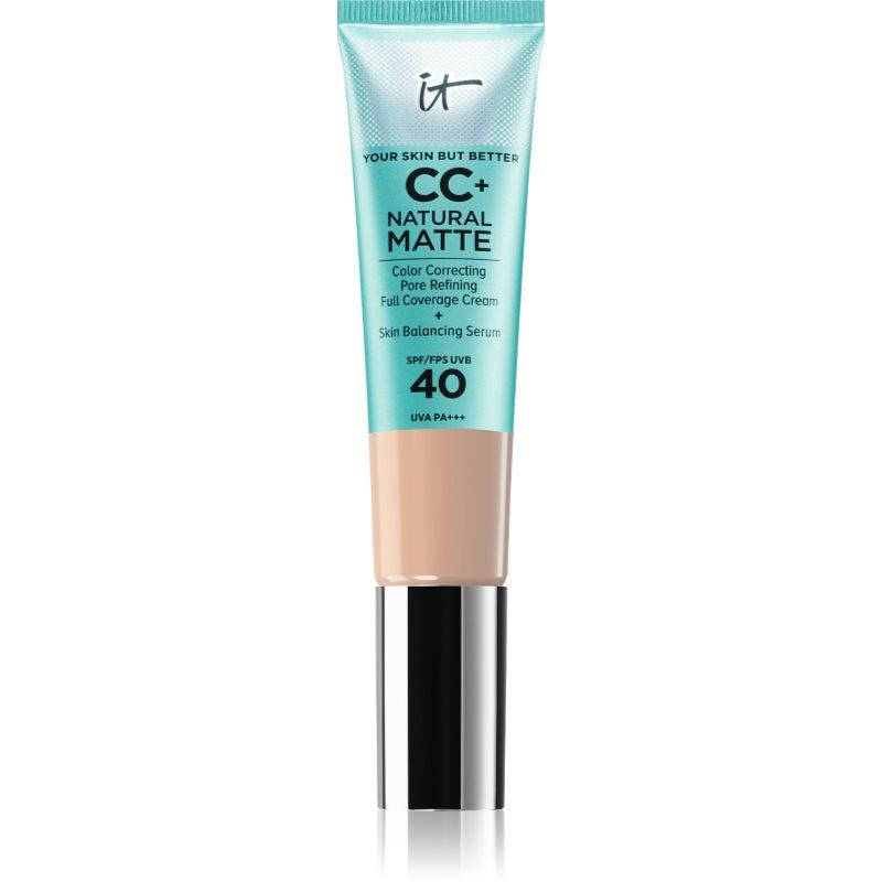 IT Cosmetics Your Skin But Better CC+ Natural Matte matující make-up SPF 40 pro ženy Fair Light 32 ml