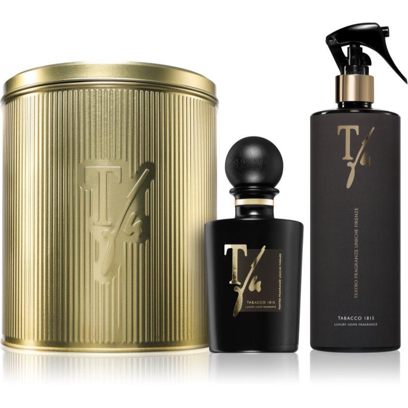 Teatro Fragranze Gold Tin Box Tabacco dárková sada plechový box 1 ks