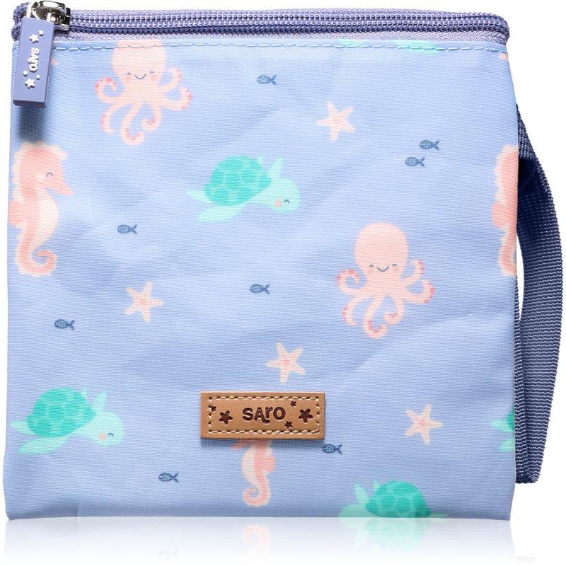 Saro Baby Sandwich Bag sáček na svačinku Blue 17,5x17,5 cm 1 ks