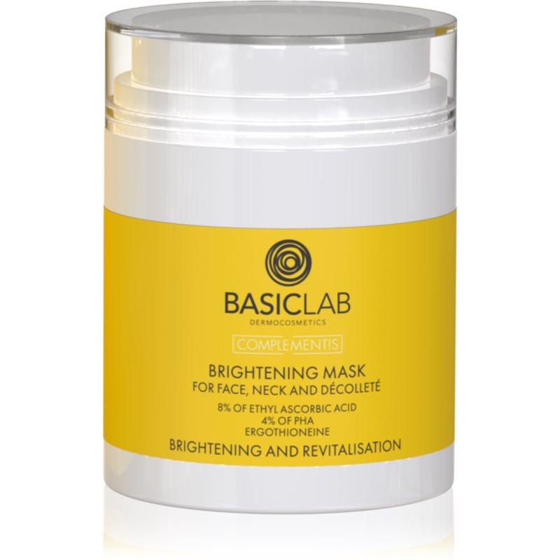 BasicLab Dermocosmetics Complementis rozjasňující maska pro mdlou, nesjednocenou pleť 50 ml