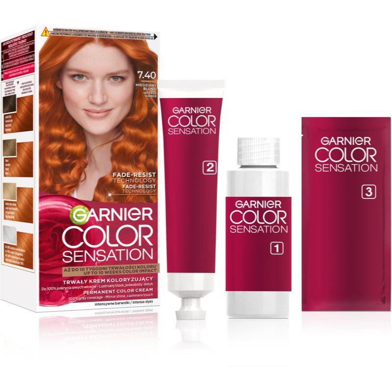 Garnier Color Sensation barva na vlasy odstín 7.40 Miedziany Blond 1 ks