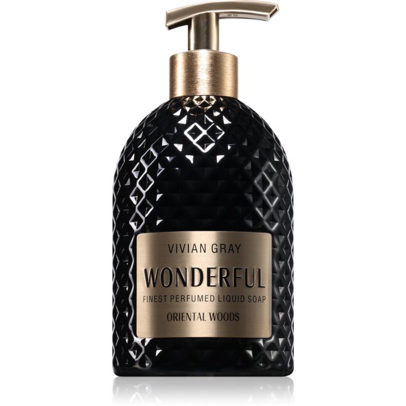 Vivian Gray Wonderful Oriental Woods jemné tekuté mýdlo na ruce 500 ml