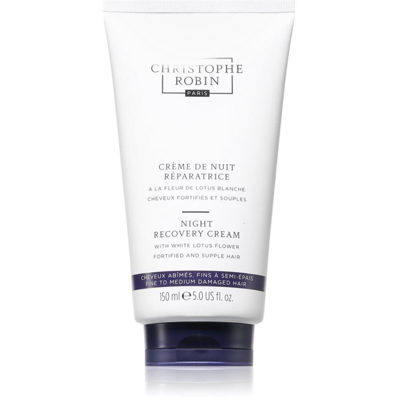 Christophe Robin Night recovery light cream noční regenerační krém na vlasy 150 ml
