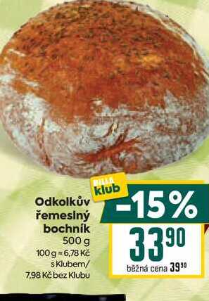 Odkolkův řemeslný bochník 500 g 