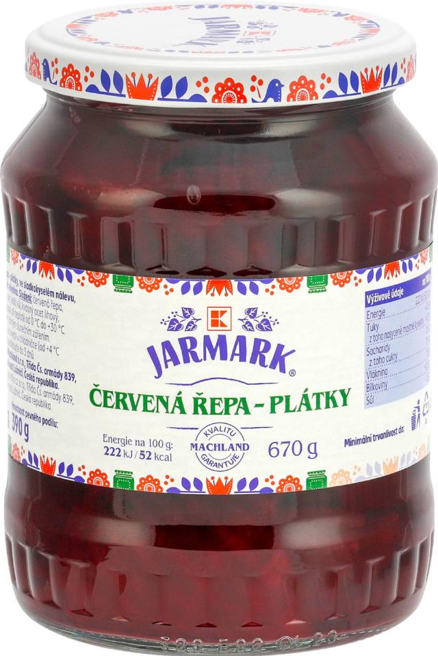 K-Jarmark Červená řepa plátky