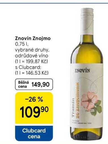 Znovín Znojmo, 0,75 l