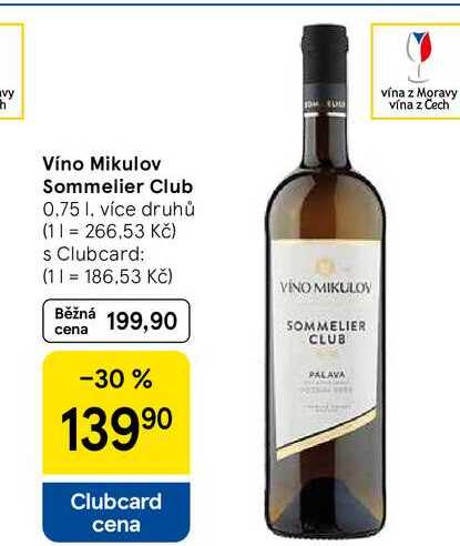 Víno Mikulov Sommelier Club, 0.75 l