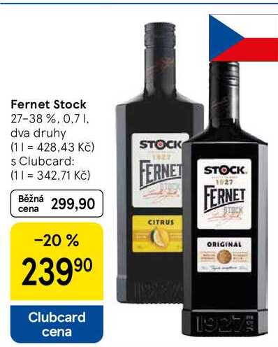 Fernet Stock 27-38 %, 0.7 l